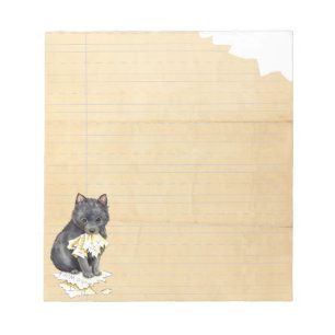 Bloco De Notas Meu Schipperke Comeu Meu Trabalho De Casa