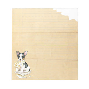 Bloco De Notas Meu Ursinho Roosevelt Terrier Comeu meu Notepad De
