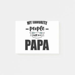 Bloco De Notas Meus amigos favoritos me chamam de Papai Pai Novo