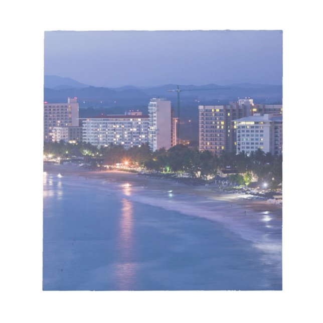 Bloco De Notas México, Guerrero, Ixtapa. Hotéis Ixtapa ao longo (Frente)