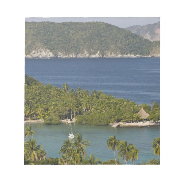 Bloco De Notas México, Guerrero, Zihuatanejo. Playa Las Gatas- (Frente)