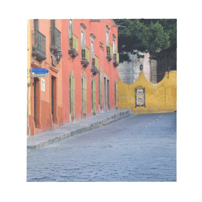 Bloco De Notas México, San Miguel de Allende, Casas ao longo (Frente)