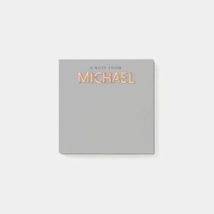 Bloco De Notas Michael Name em Luzes Neon brilhantes
