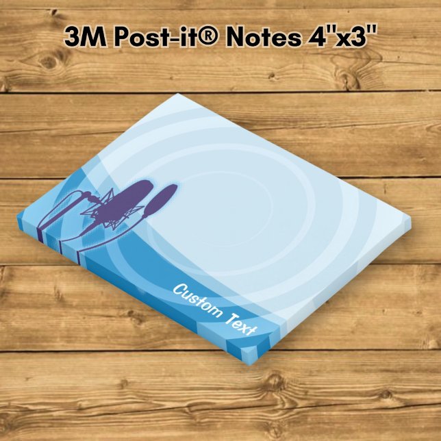 Bloco De Notas Microfone de Estúdio (Criador carregado)