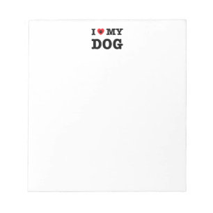 Bloco De Notas Mim coração meu cão