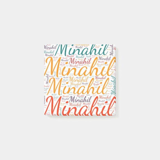 Bloco De Notas Minahil (Frente)