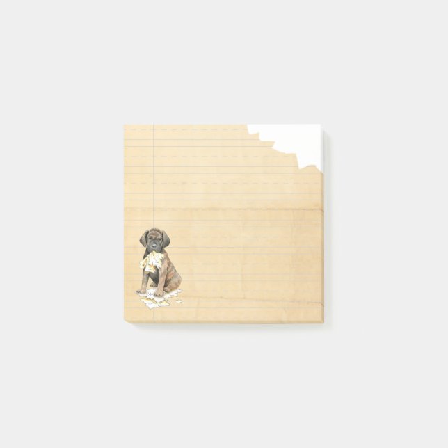 Bloco De Notas Minha Cane Corso Comeu Meu Trabalho De Casa (Frente)