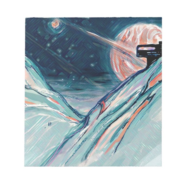 Bloco De Notas Minha futura casa no espaço (Frente)