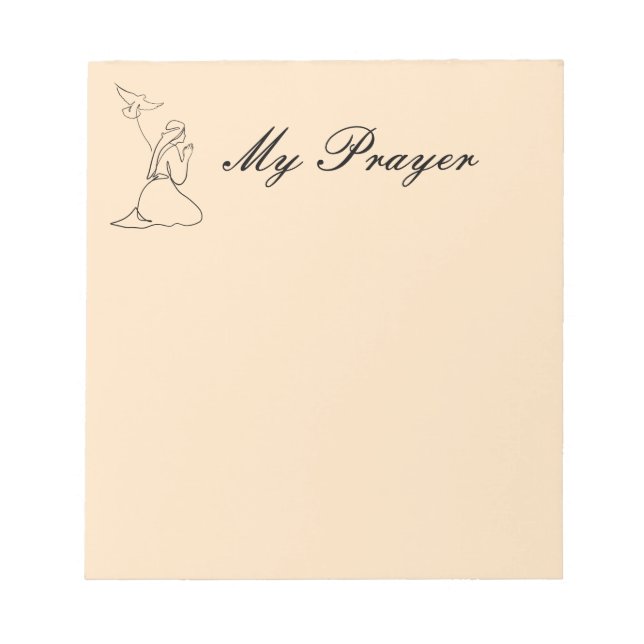 Bloco De Notas Minha Guia Nota de Oração Nota adesiva (Frente)
