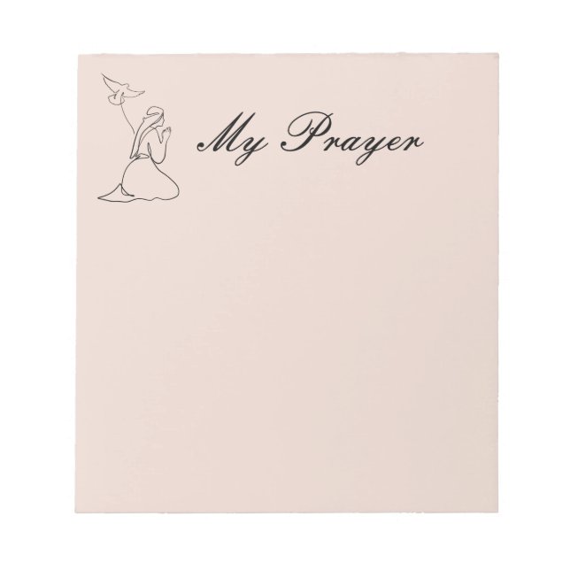 Bloco De Notas Minha Guia Nota de Oração Nota adesiva (Frente)