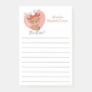Bloco De Notas Minha nossa, sou linda, vaca no coração, crianças 