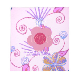 Bloco De Notas Minha Pequena Princesa Eu Te Amo XOXO