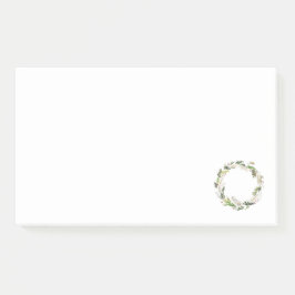 Bloco De Notas Minimalist Christmas Wreath