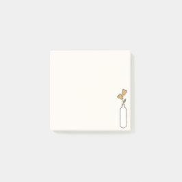 Bloco De Notas Minimalist Tulip Vase