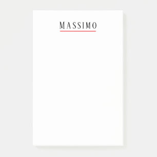 Bloco De Notas Minimalista Elegante Clássico Profissional Simples