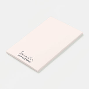 Bloco de Notas Minimalista Feminino   Poeira de Sa