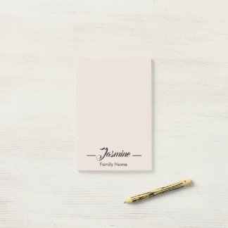 Bloco De Notas Minimalista moderno cor-de-rosa