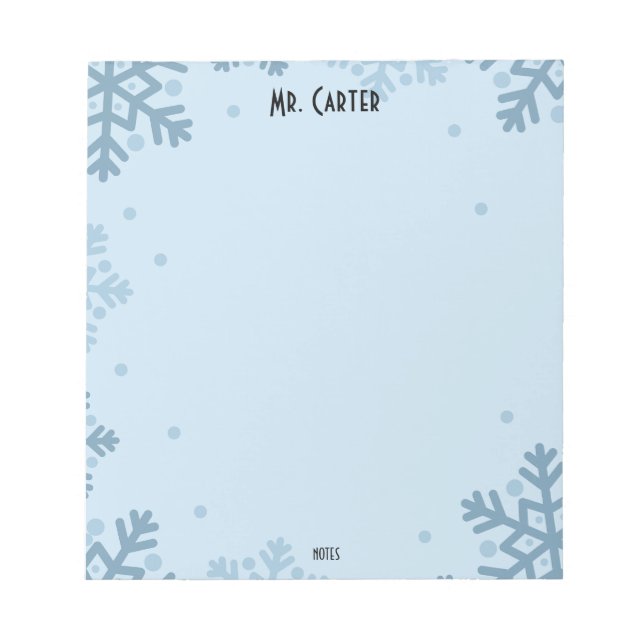 Bloco de Notas Minimalista Tons Pastel Azul Formas (Frente)