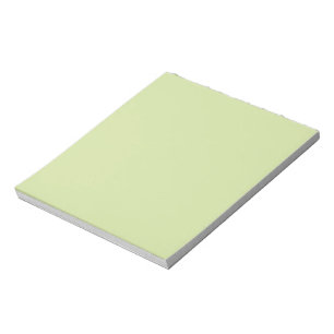 Bloco De Notas Mínimo de cor verde-claro-mate simples