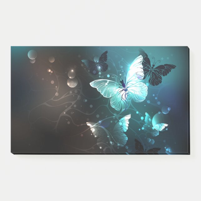Bloco De Notas Mint Night Butterflies (Frente)