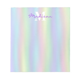 Bloco De Notas Minúsculo holográfico  Monograma