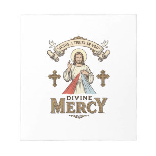 Bloco De Notas Misericórdia Divina Jesus Gravura Vintage Camiseta