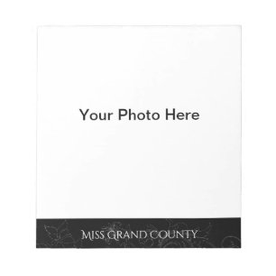 Bloco De Notas Miss América Flourish Autografe Pad