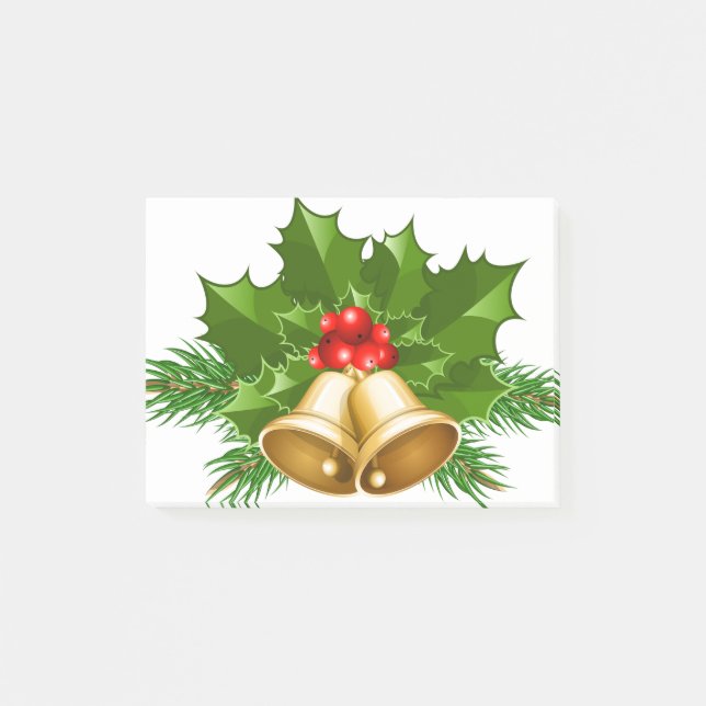 Bloco De Notas Mistletoe Bells (Frente)