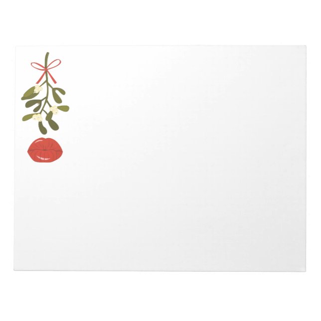 Bloco De Notas Mistura e Lábios de Beijo (Frente)