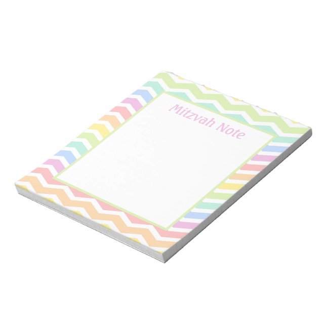Bloco De Notas Mitzvah Notes Notepad (Invertido)