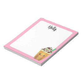 Bloco De Notas Mocha Café Bebida Misturada