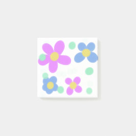 Bloco De Notas Mod Dots Floral Impressão