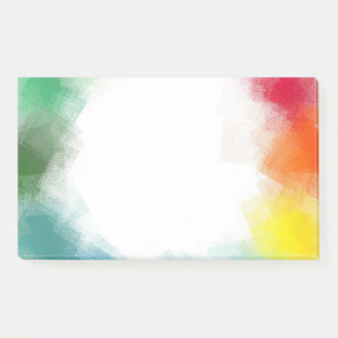 Bloco De Notas Modelo de Abstrato de Vazio Personalizado de Cores