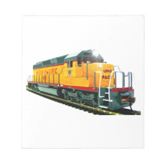 Bloco De Notas Modelo de Locomotiva a Diesel U.P.
