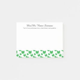 Bloco De Notas modelo de padrão do sapo