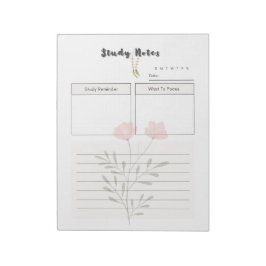 Bloco De Notas Modelo do Planejador de Estudos Diários Ultimate