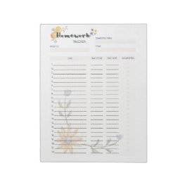 Bloco De Notas Modelo do Planejador de Homework Ultimate