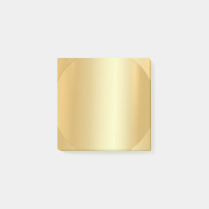 Bloco De Notas Modelo Elegante de Vazio Dourado Faux personalizad