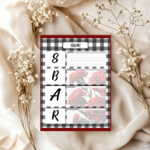 Modelo Floral Preto e Branco_ SBAR