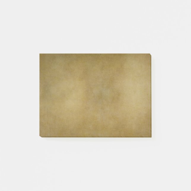 Bloco De Notas Modelo personalizado pergaminho de Brown Tan do (Frente)