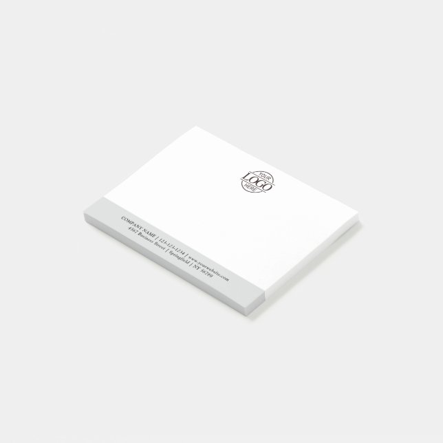 Bloco De Notas Modern Custom Company Business Logo Promotional (Inclinado)