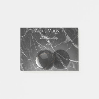 Bloco De Notas Modern Minimalist Pink-Purple Border Template