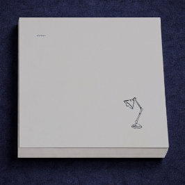 Bloco De Notas Modern Nocturnal Scholar Aesthetic/Night Lamp