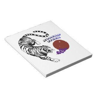 Bloco De Notas Modern Tiger Graphic Art