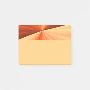 Bloco De Notas Moderno Abstrato Laranja Vermelho Baunilha Gráfico
