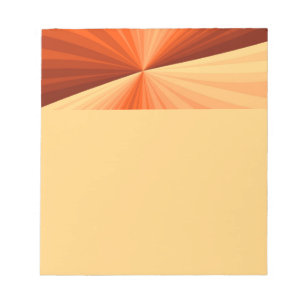 Bloco De Notas Moderno Abstrato Laranja Vermelho Baunilha Gráfico