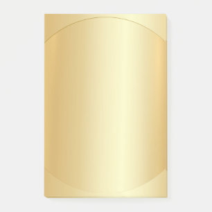 Bloco De Notas Moderno elegante do Modelo de Vazio Dourado person