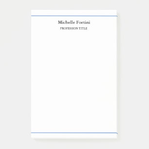 Bloco De Notas Moderno Elegante Minimalista