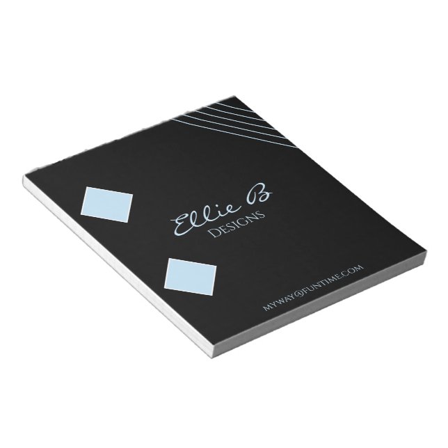 Bloco De Notas Moderno Geométrico Esbelto Minimalista  (Inclinado)