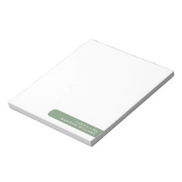 Bloco de notas moderno minimalista elegante com bl